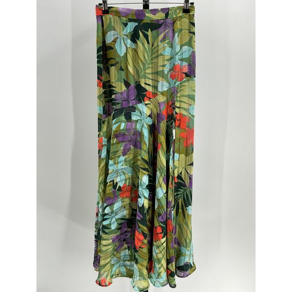 Bronx And Banco 'Tropics' Green Polyester Skirt Size XS - Picture 2 of 4